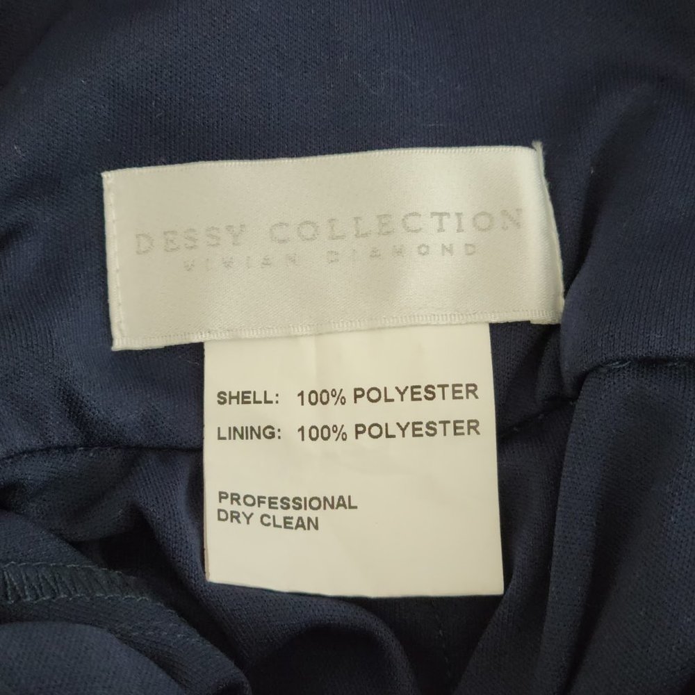 Dessy Collection Navy Blue Maxi Dress - Picture 8 of 10